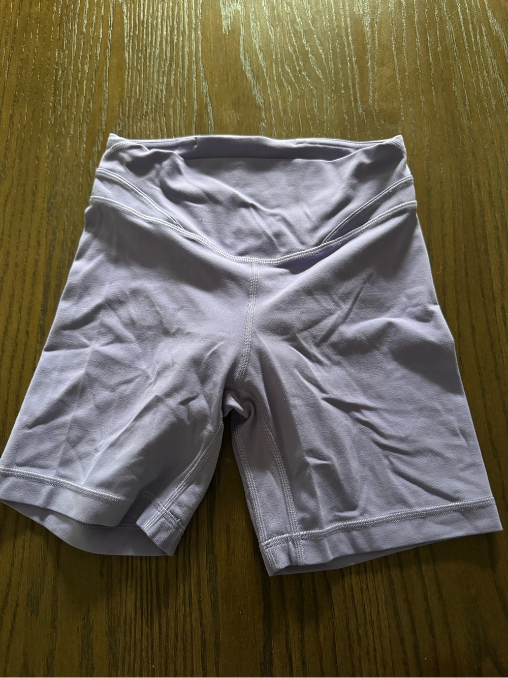 lululemon athletica Soft Lavender High-Rise Bike Shorts